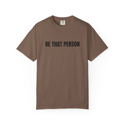 BE THAT PERSON - Christian logo
