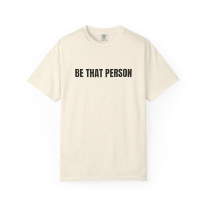 BE THAT PERSON - Christian logo